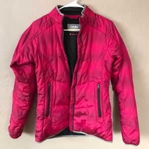 Cabelas Snow Ski Coat Primaloft Jacket Pink Puffy